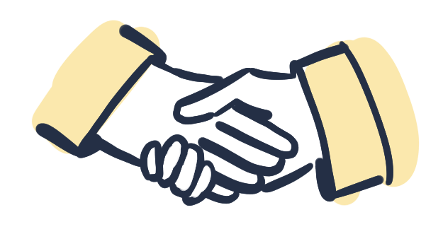 Shaking hands